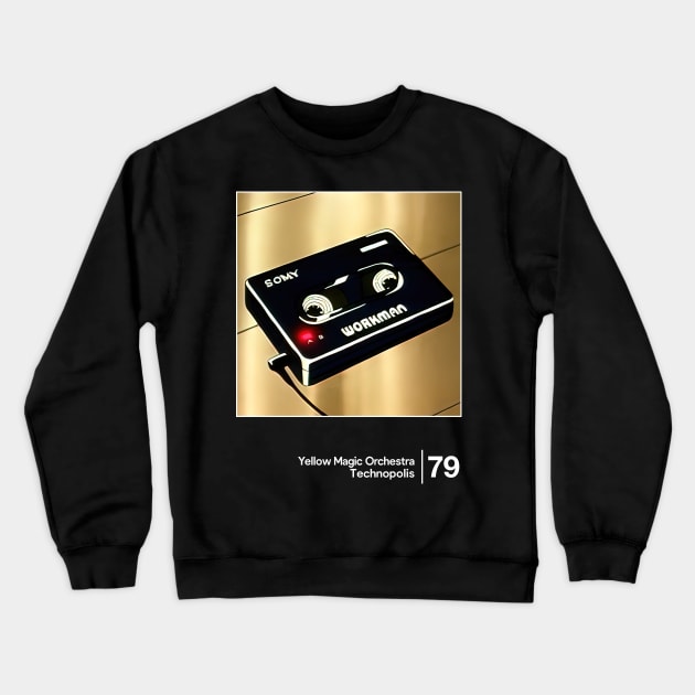 Technopolis / Minimalist Style Graphic Fan Artwork Crewneck Sweatshirt by saudade